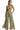 Combinaison large plissée à imprimé floral pour femme 1