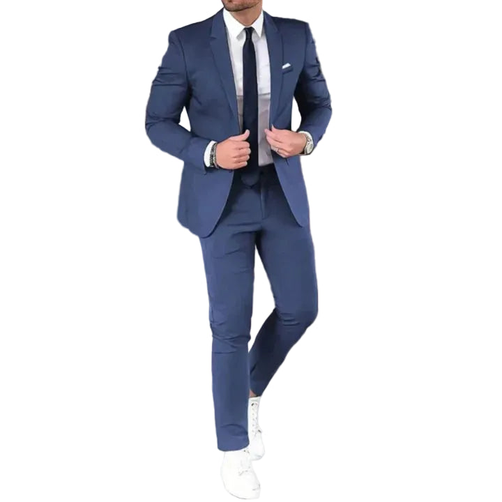 Costume Deux Pièces Ajusté Pour Hommes-Gigié