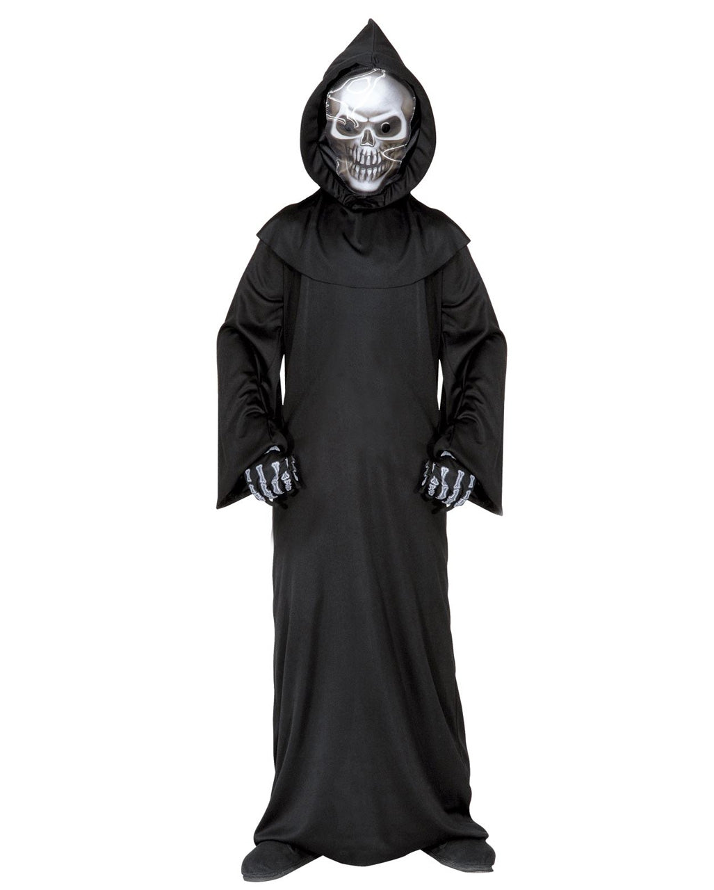 Costume d'Halloween unisexe de la Faucheuse avec masque 1