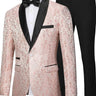 Costume homme à motifs avec veste et pantalon 1