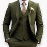 Costume Homme 3 Pièces Coupe Ajustée (Veste + Gilet + Pantalon)-Gigié