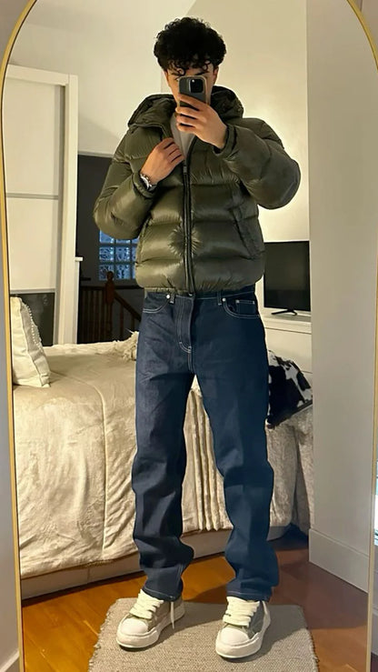 Doudoune Homme Zippée À Capuche-Gigié