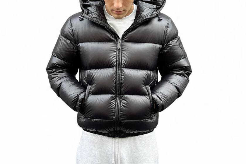 Doudoune Homme Zippée À Capuche-Gigié