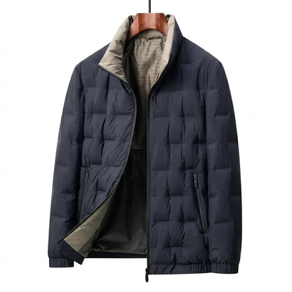 Doudoune matelassée pour homme à col montant 1