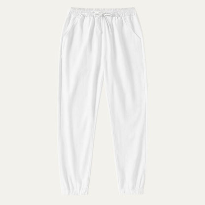 Homme Pantalon à Taille Élastique avec Cordon de Serrage