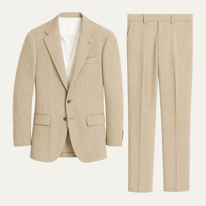 Homme Costume Deux Pièces avec Veste et Pantalon