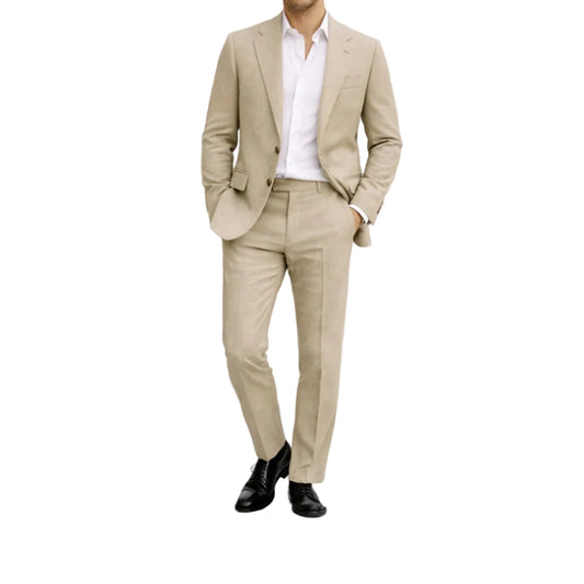 Homme Costume Deux Pièces avec Veste et Pantalon