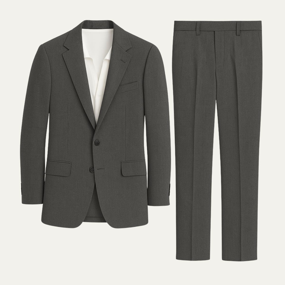 Homme Costume Deux Pièces avec Veste et Pantalon