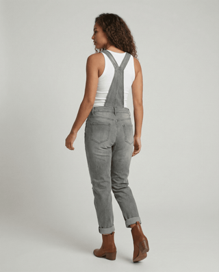 Salopette en denim pour femme avec poche poitrine et bretelles réglables