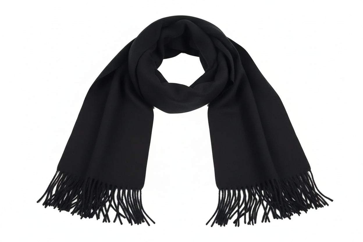 Écharpe Hiver Classique À Franges (Toucher Ultra-Doux)-Gigié