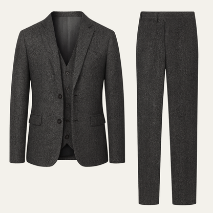 Ensemble de costume pour homme avec veste, gilet et pantalon-Suit Man-Gigié