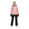 Ensemble veste de ski à capuche et pantalon pour femme 1