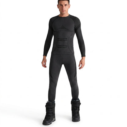Ensemble de sous-vêtements techniques à manches longues pour homme 1