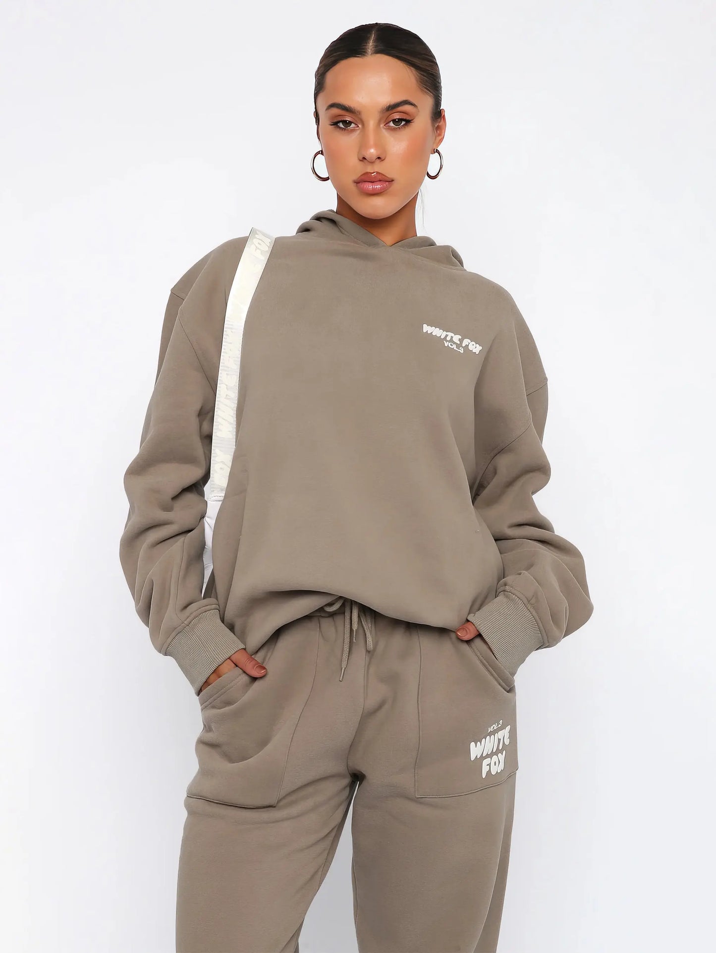 Ensemble Détente Oversize Sweat À Capuche Et Jogging-Gigié