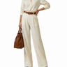 Ensemble Femme Chemise à Manches Longues et Pantalon Large-Sets for women-Gigié