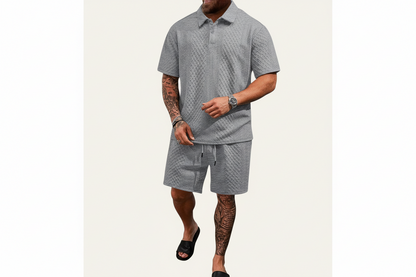 Ensemble deux pièces pour homme avec polo et short-Sets for Men-Gigié