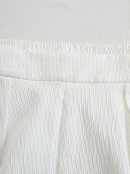 Ensemble Femme Haut Court et Pantalon à Jambes Larges-Sets for women-Gigié
