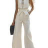 Ensemble Femme Haut Sans Manches et Pantalon à Jambes Larges-Sets for women-Gigié