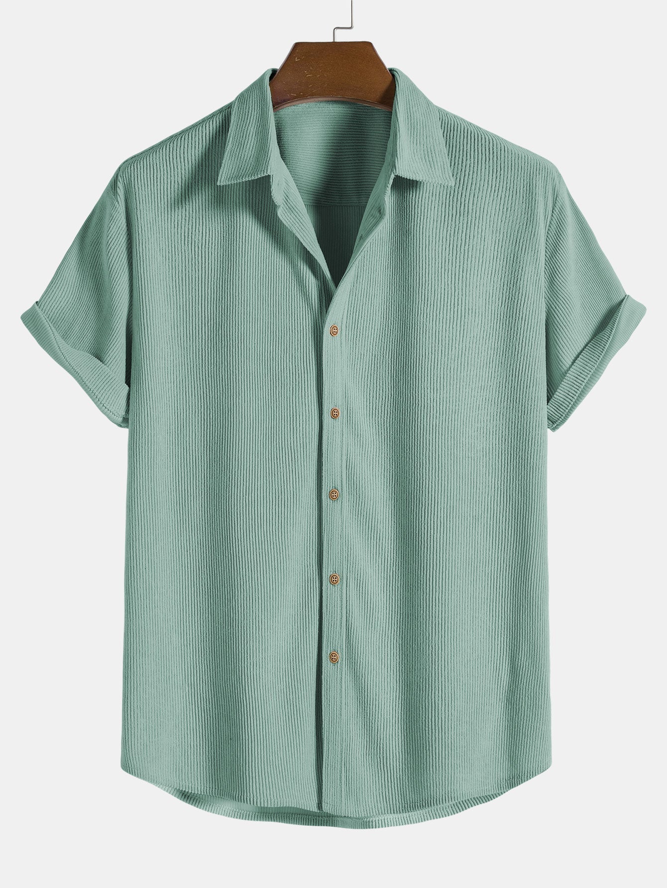 Ensemble Homme Deux Pièces Chemise à Manches Courtes avec Boutons et Short à Taille Élastique-Sets for Men-Gigié