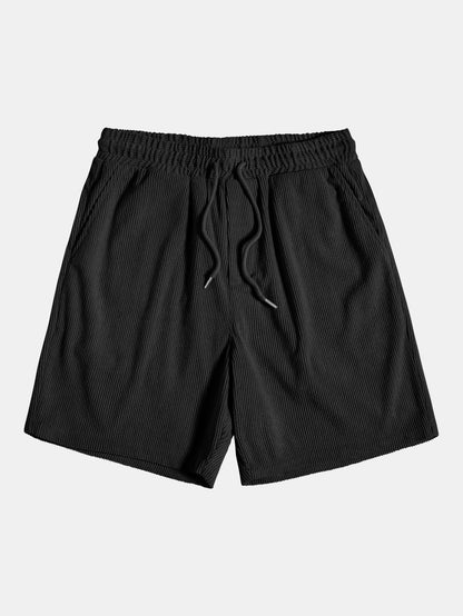 Ensemble Homme Deux Pièces Chemise à Manches Courtes avec Boutons et Short à Taille Élastique-Sets for Men-Gigié