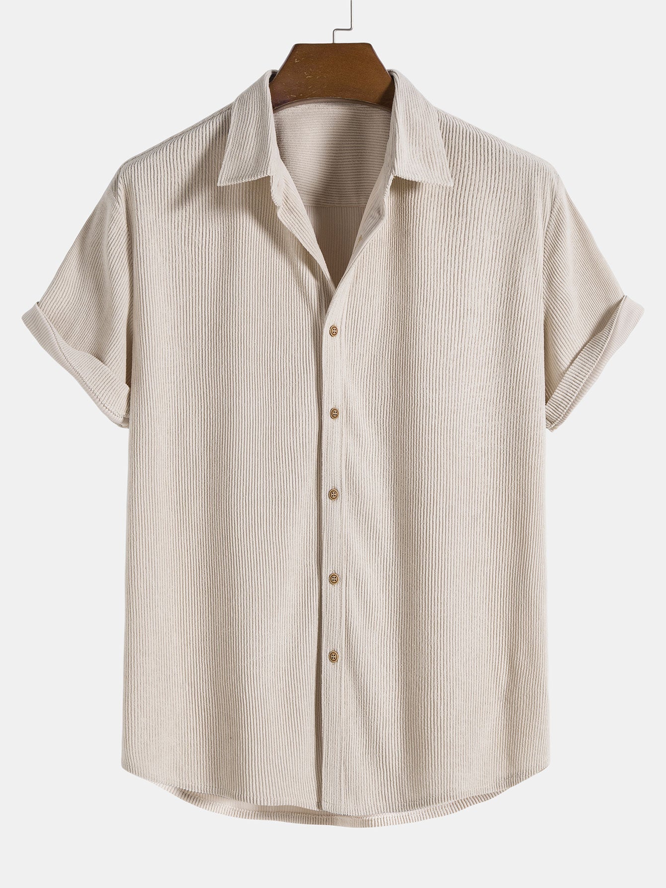 Ensemble Homme Deux Pièces Chemise à Manches Courtes avec Boutons et Short à Taille Élastique-Sets for Men-Gigié