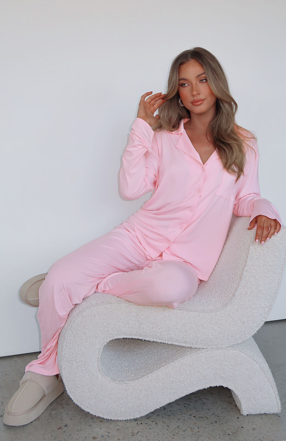 Ensemble pyjama femme à boutons avec col à revers-Pajama set-Gigié