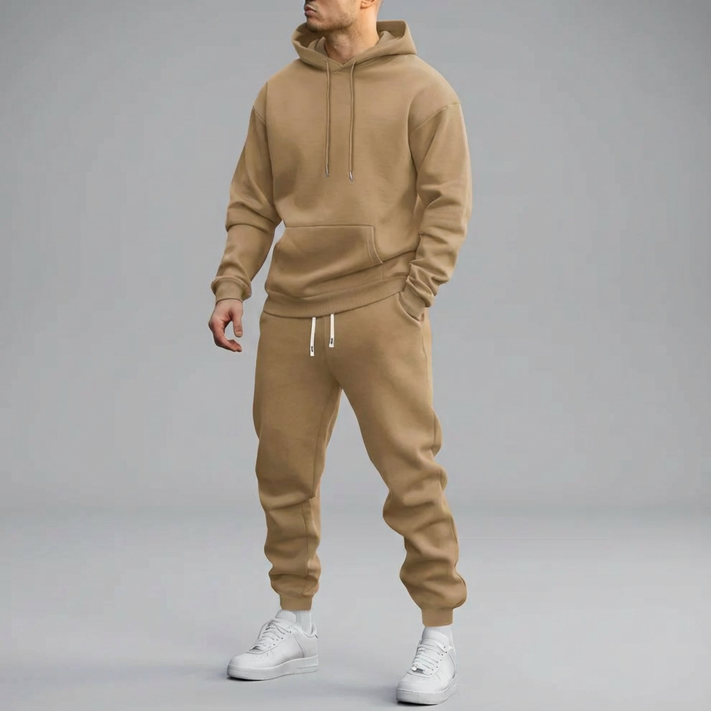 Ensemble Sport Homme Hoodie & Jogging Confort Décontracté-Gigié