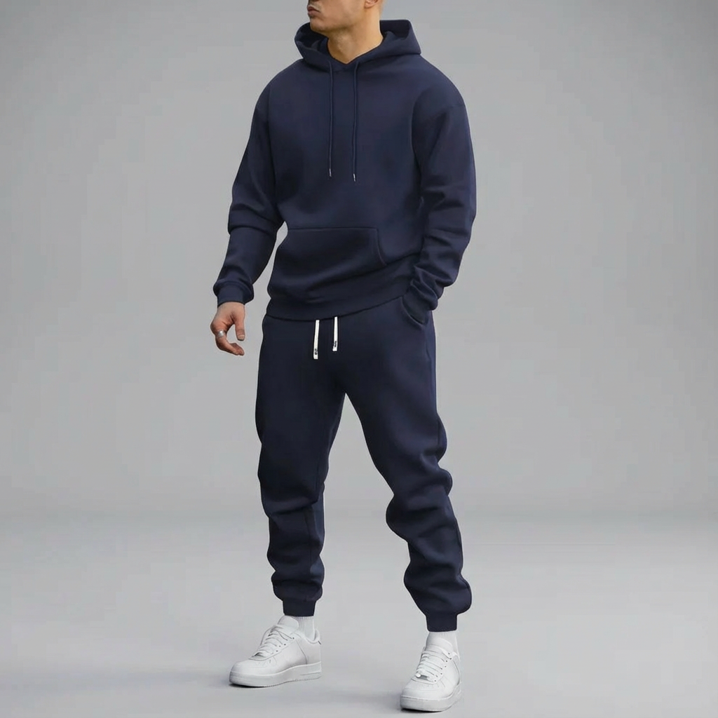 Ensemble Sport Homme Hoodie & Jogging Confort Décontracté-Gigié