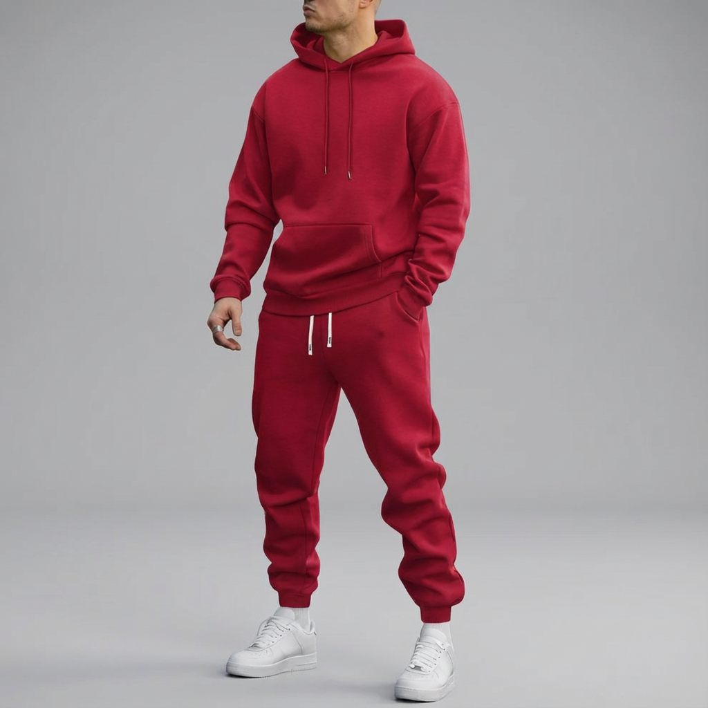 Ensemble Sport Homme Hoodie & Jogging Confort Décontracté-Gigié