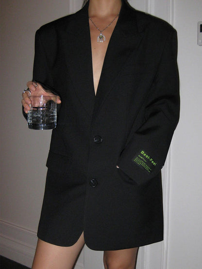 Femme Blazer avec col à revers et fermeture boutonnée-Blazer Woman-Gigié