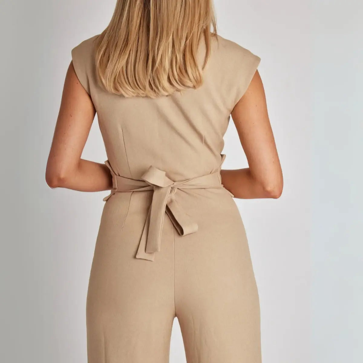 Femme Combinaison Sans Manches à Jambes Larges-Jumpsuits for women-Gigié
