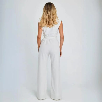 Femme Combinaison Sans Manches à Jambes Larges-Jumpsuits for women-Gigié