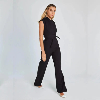 Femme Combinaison Sans Manches à Jambes Larges-Jumpsuits for women-Gigié
