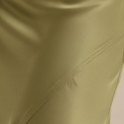 Femme Jupe Longue Taille Haute Coupe Évasée 2