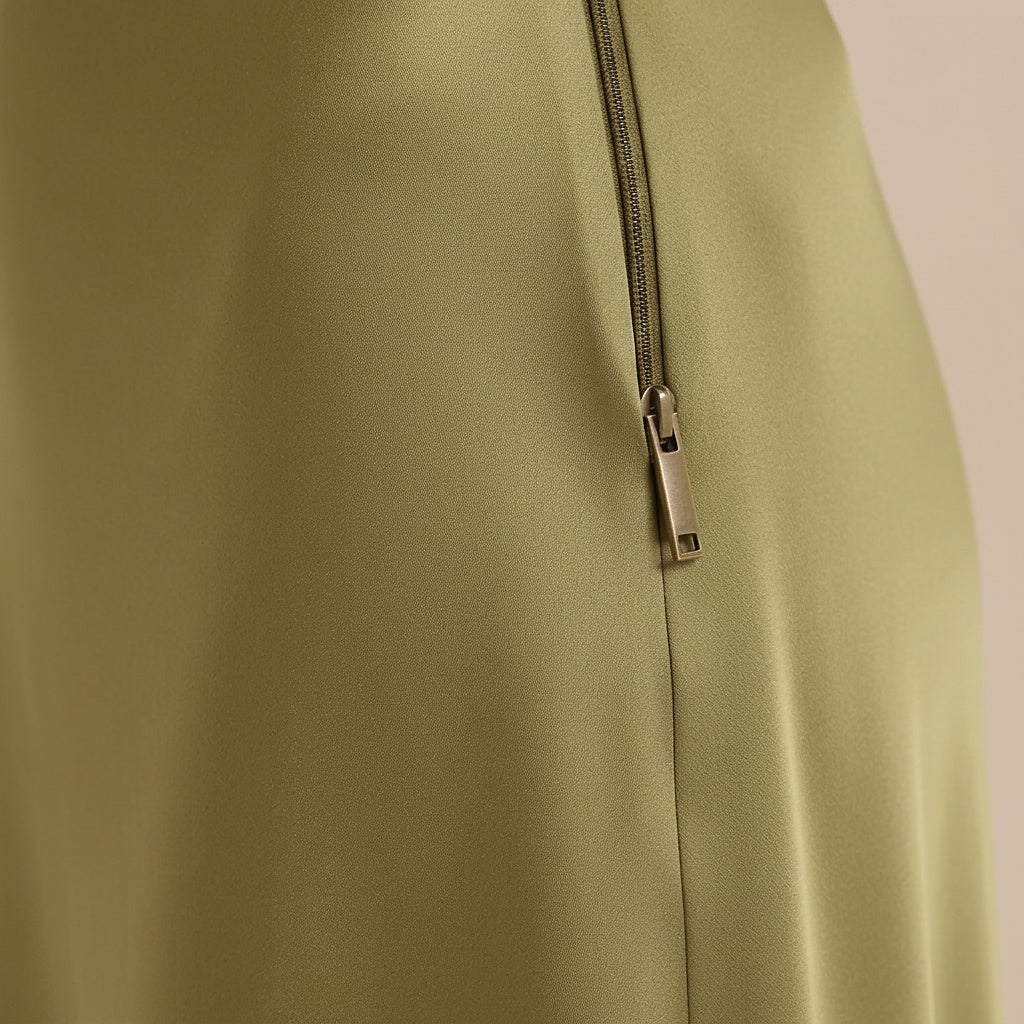 Femme Jupe Longue Taille Haute Coupe Évasée 3