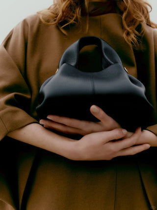 Femme Sac structuré avec poignée supérieure et détails de couture-Accecoires-Gigié