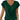 Femme T-shirt à col en V avec détail torsadé et manches à revers Vert Foncé