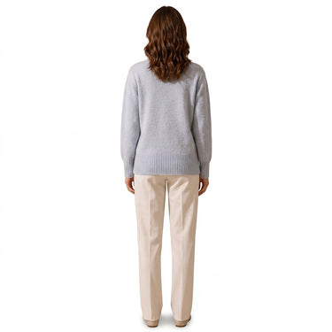 Gilet en maille à col en V pour femme avec boutons en forme de cœur 2