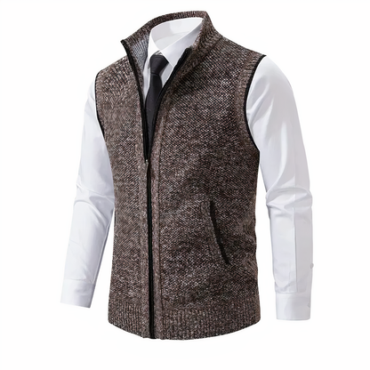 Gilet en maille zippé pour homme 1