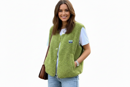 Gilet femme à boutons-Vest-Gigié