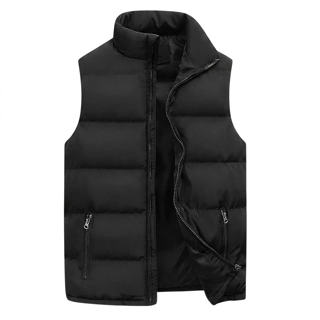 Gilet Puffer Rembourré pour Homme avec Poches Zippées 1