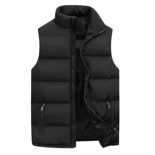 Gilet Puffer Rembourré pour Homme avec Poches Zippées 1
