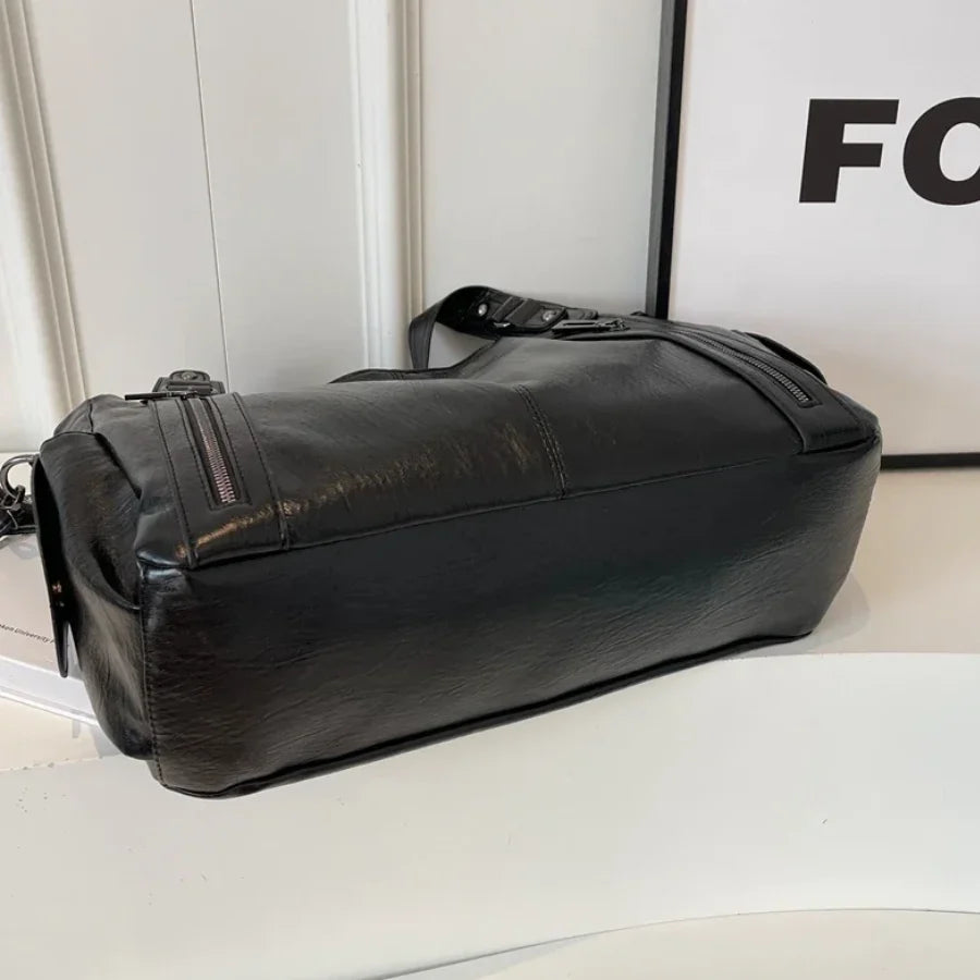 Grand Sac à Main Femme "Hobo" Souple & Multi-Poches Zippées-Gigié