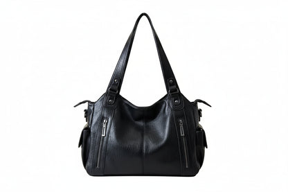 Grand Sac à Main Femme "Hobo" Souple & Multi-Poches Zippées-Gigié