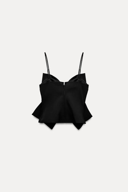 Haut pour femme avec nœud frontal et fini scintillant | imported-image-7