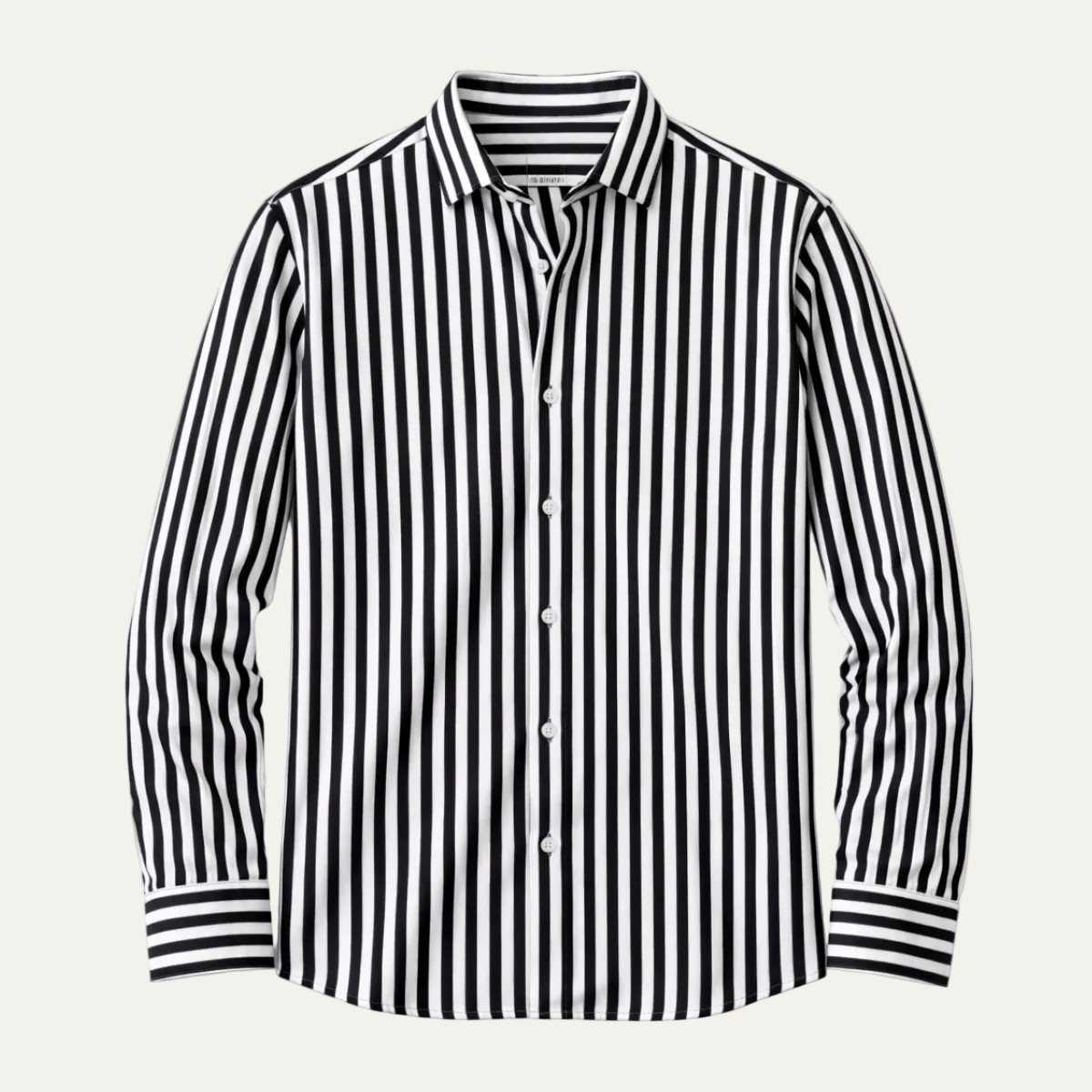 Homme chemise à manches longues à rayures avec fermeture boutonnée-Shirts for men-Gigié