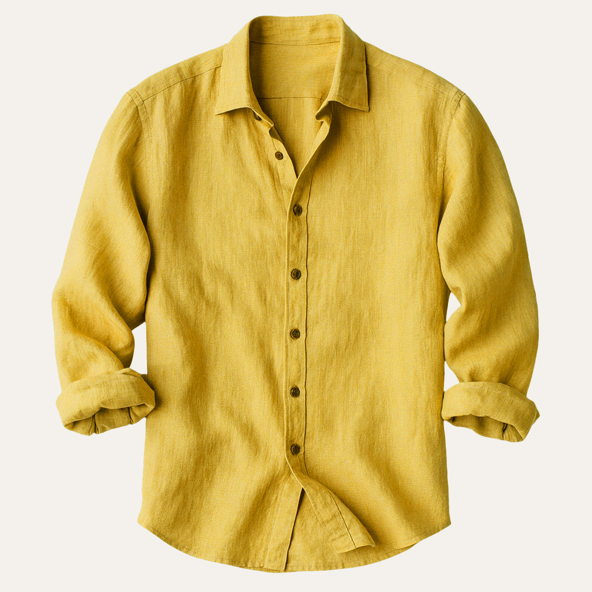 Homme Chemise à Manches Longues avec Boutonnage-Blouse Male-Gigié