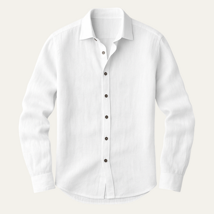 Homme Chemise à Manches Longues avec Boutonnage-Blouse Male-Gigié