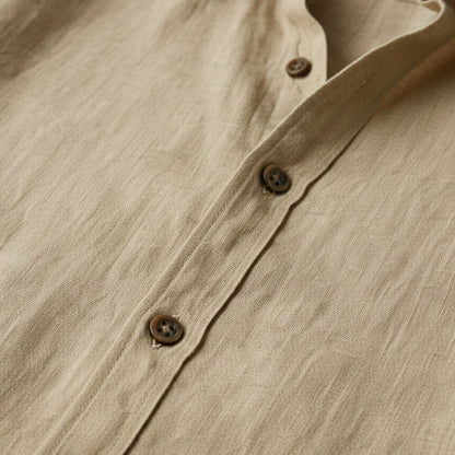 Homme Chemise à Manches Longues avec Boutonnage-Blouse Male-Gigié