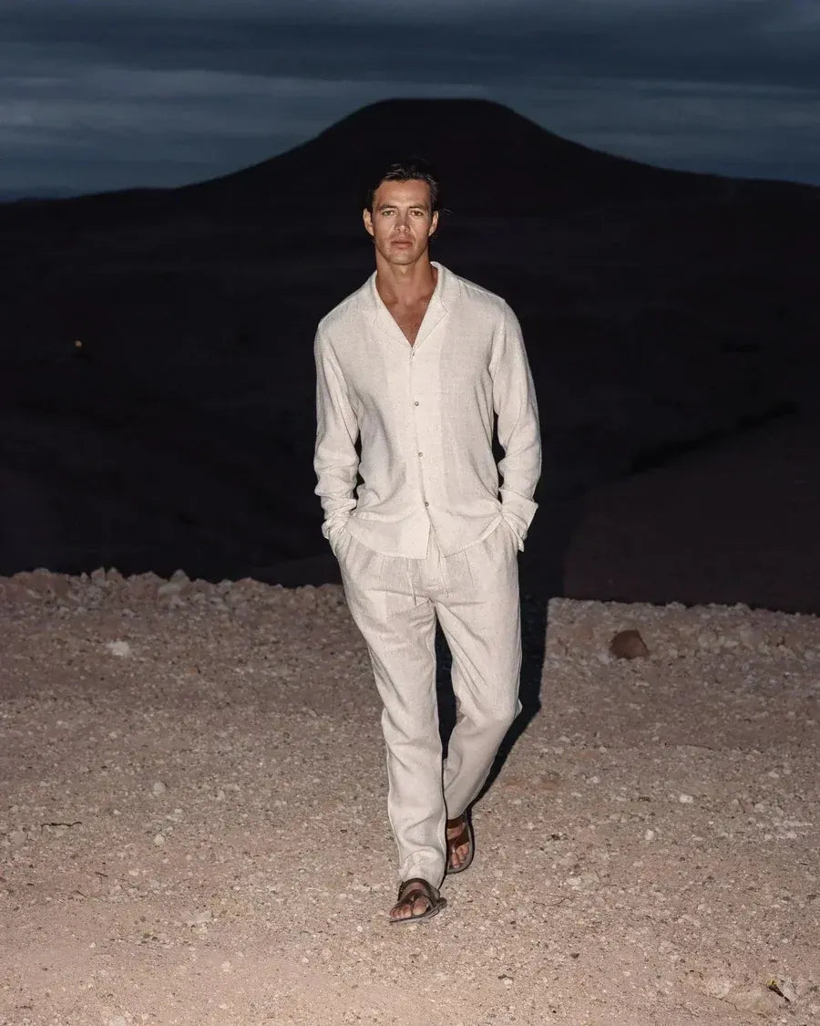 Homme Ensemble Chemise à Manches Longues et Pantalon-Sets for Men-Gigié